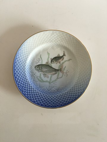 Bing & Grondahl Seagull with Gold Fish Luncheon Plate No 26/12 Bream
