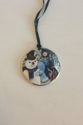 Royal Copenhagen Christmas in Denmark Ornament "Snowman" from 1991