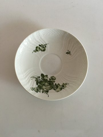 Royal Copenhagen Green Flower Saucer No 1550-1872