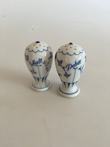 Bing & Grondahl Blue Painted Salt & Pepper Shakers