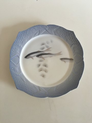 Royal Copenhagen Art Nouveau Plate with Fish Border No 39