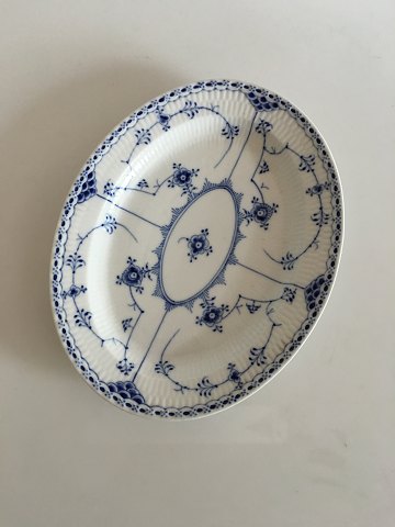 Royal Copenhagen Blue Fluted Half Laced Oval Platter No 532