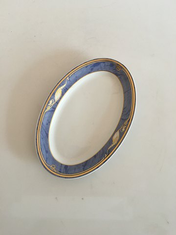 Royal Copenhagen Blue Magnolia Small Oval Assiette No 349