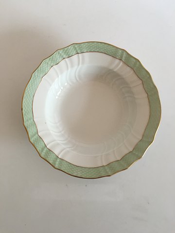 Royal Copenhagen Green Curved Deep Plate No 1614