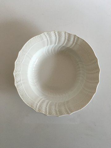 Royal Copenhagen Josephine White Curved Large Deep Plate