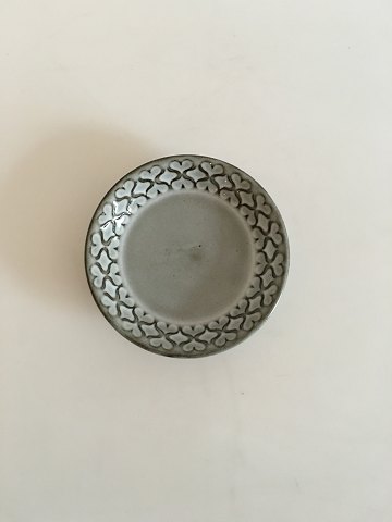 Bing & Grondahl/Kronjyden Stoneware Grey Cordial Plate No 332