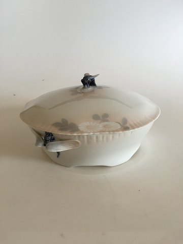 Royal Copenhagen Midsummernightsdream Bowl with Lid ornamented with Fly No 10004