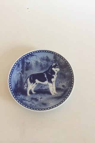 Tove Svendsen Original Dog Plate Denmark Siberian Husky