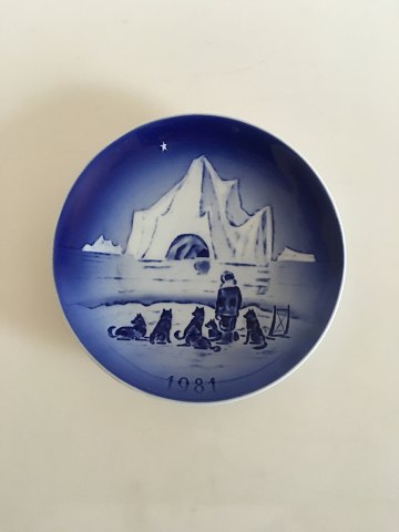 Desirée H.C. Andersen Fairytale Christmas Plate 1981. "The Uttermost Parts of 
the Sea".