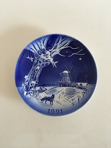 Desirée H.C. Andersen Fairytale Christmas Plate 1991. "The Windmill"