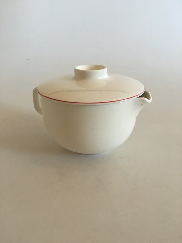 Royal Copenhagen Redtop / Redline Creamer with Lid No 3085