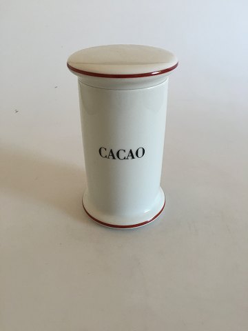 Bing & Grondahl Cacao (Cocoa) Jar No 494 from the Apothecary Collection