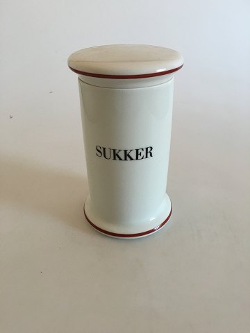 Bing & Grondahl Sukker (Sugar) Jar from the Apothecary Collection