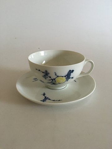 Royal Copenhagen Rimmon Large Tea Cup and Saucer No 14809