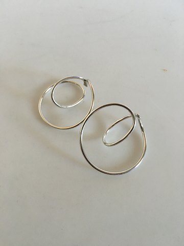 Georg Jensen Sterling Silver Allan Scharff Earrings