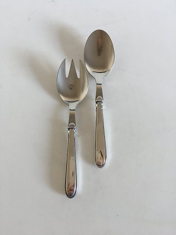 Cohr Elite Silver Salad Set with Stainless Steel Top