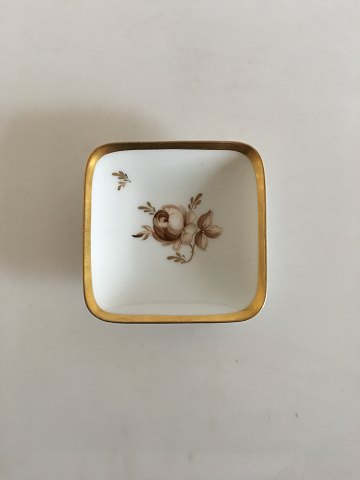 Royal Copenhagen Brown Rose Ashtray No 986