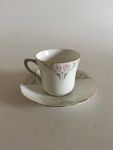 Rörstrand Art Nouveau Coffee Cup and Saucer