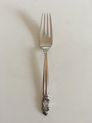 Georg Jensen Sterling Silver Large Dinner Fork No 02