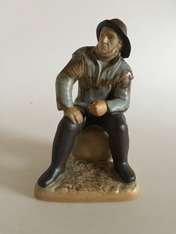 Bing & Grøndahl Stoneware Figurine "The Old Fisherman from Skagen" No 2370