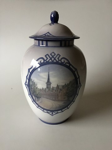Bing & Grondahl Hyldahl Art Nouveau Vase with Lid No 293/15
