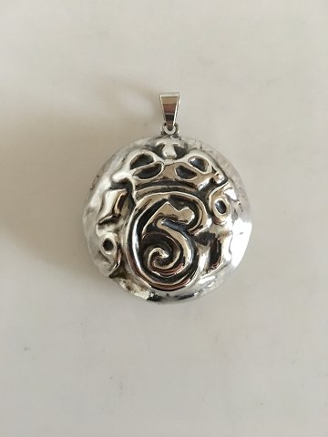 Silver Pendant with a Monogram from King Christian 5 of Denmark.