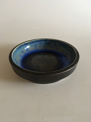 Royal Copenhagen Ludvigsen Bowl No 519 with Blue Crystalline Glaze