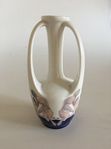 Royal Copenhagen Art Nouveau Vase with Three Handles No 290/60B