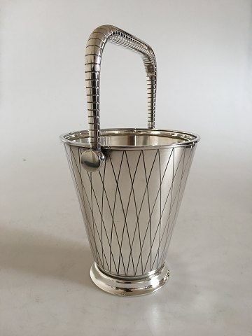 Georg Jensen Sterling Silver Sigvard Bernadotte Ice Bucket No 819D