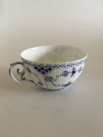 Royal Copenhagen Blue Fluted Full Lace Large Tea Cup / Morning Cup No 1142