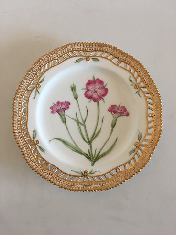 Royal Copenhagen Flora Danica Luncheon Plate No 3554 with Pierced Border