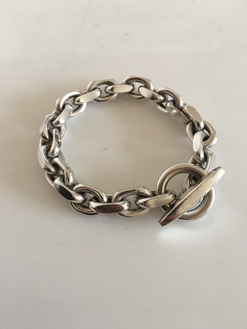 F. Hingelberg Sterling Silver Bracelet in Contemporary Style
