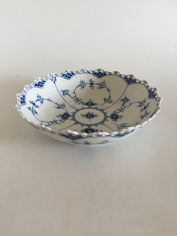 Royal Copenhagen Blue Fluted Full Lace Bowl No 1019