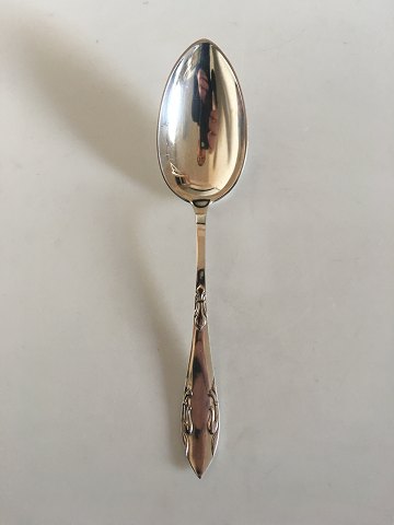 Delt Lilje Silver Serving Spoon Frigast