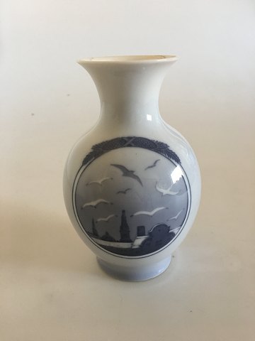 Royal Copenhagen Christmas Vase from 1928.