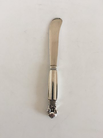 Georg Jensen Sterling Silver Acorn Butter Spreader No 046