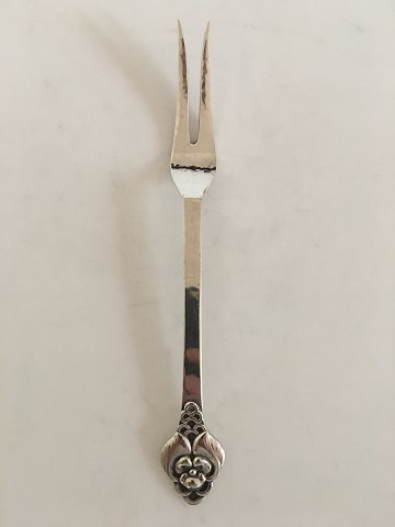 Evald Nielsen No. 2 Meat Fork in Sterling Silver