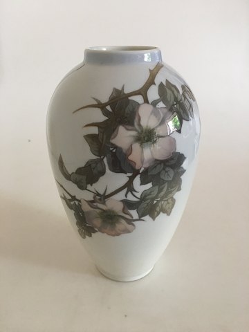 Royal Copenhagen Vase No 173/1099 with Flowered Branch Motif