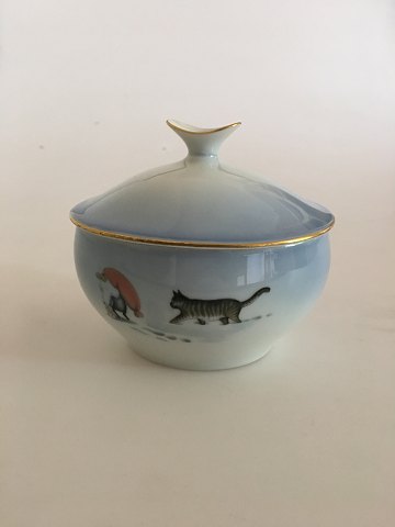 Bing & Grondahl Harald Wiberg Christmas Sugar Bowl No. 302