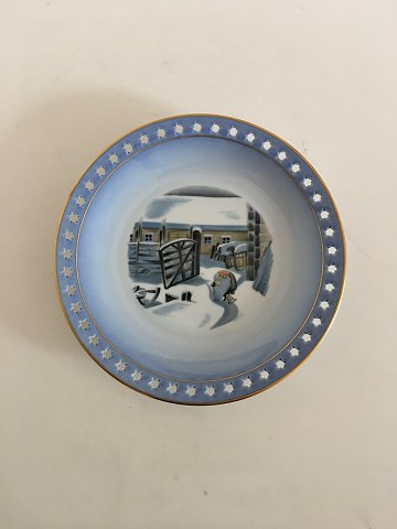 Bing & Grøndahl Harald Wiberg Christmas Cake Plate No. 3504/616