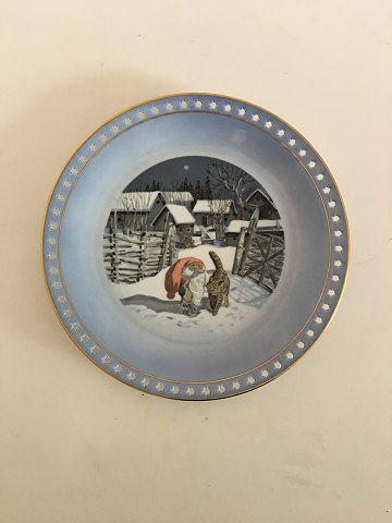 Bing & Grondahl Harald Wiberg Christmas Round Cake Serving Platter No. 3510/624