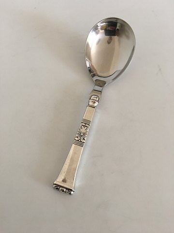 "Rigsmønstret" P.C.L. Frigast Serving Spoon in Silver and Stainless Steel