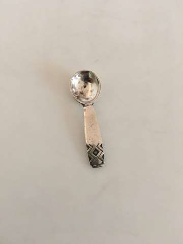 Georg Jensen "Mayan" Sterling Silver Salt Spoon