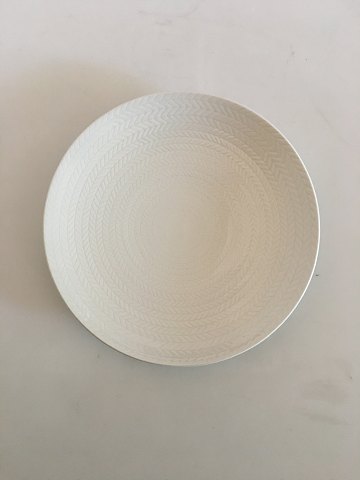 Rorstrand Plate No. 552 "White Fire / Eld". Hertha Bengtson Design