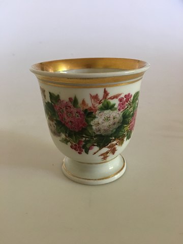 Royal Copenhagen Empire Cups with Flower motifs