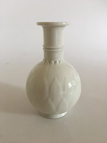 Royal Copenhagen Blanc de Chine vase by Arno Malinowski No 3309