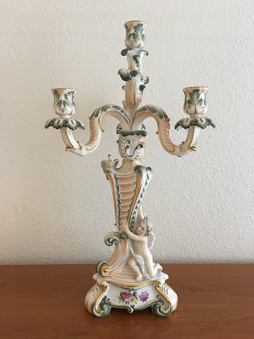 Royal Copenhagen Full Saxon Flower 4-armed Candelabra No 1506