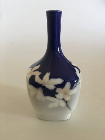 Royal Copenhagen Art Nouveau Vessel Vase No. 204/135 with Flower decoration