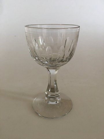 Holmegaard Derby White Wine Glass 12 cm H.