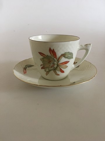 Bing & Grondahl Cactus Coffee Cup and Saucer No. 102.